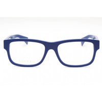 Gucci Men's Eyeglasses - Blue Plastic Rectangular Shape Full Rim Frame | GG1141O 002 ,