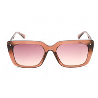 Guess Women's Sunglasses - Burgundy Plastic Rectangular Frame Pink Lens | GU8243 71Z ,