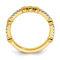 14k Stackable Expressions Citrine and Diamond Ring | SK2074 ,