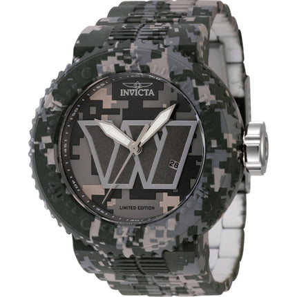 Invicta Men's Watch - NFL Washington Commanders Quartz Aqua Steel Bracelet | 45100 ,