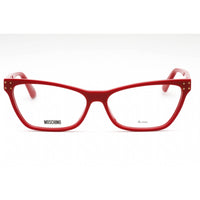 Moschino Women's Eyeglasses - Red Acetate Cat Eye Shape Full Rim Frame | MOS581 C9A ,