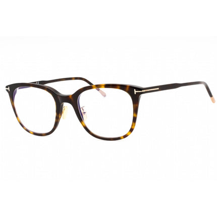 Tom Ford Men's Eyeglasses - Dark Havana Acetate Cat Eye Frame | FT5776-D-B 052 ,