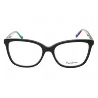 Pepe Jeans Women's Eyeglasses - Black Plastic Cat Eye Shape Full Rim Frame | PJ3319 C1 ,