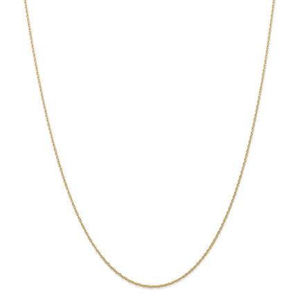 14k .7 mm Carded Cable Rope Chain | 7RY ,