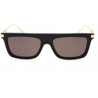 Gucci Men's Sunglasses - Black/Gold Rectangular Full Rim Plastic Frame | GG1437S 001 ,