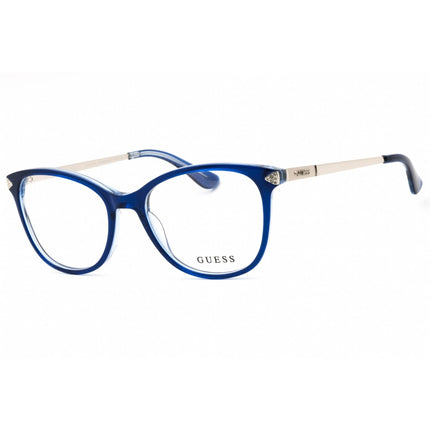 Guess Women's Eyeglasses - Blue/Other Plastic Cat Eye Full Rim Frame | GU2632-S 092 ,