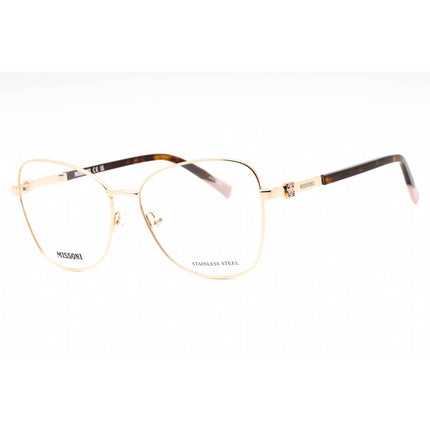 Missoni Women's Eyeglasses - Rose Gold Metal Butterfly Full Rim | MIS 0144 0000 00 ,