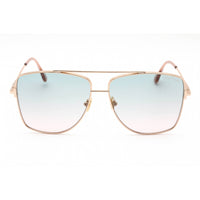 Tom Ford Men's Sunglasses - Shiny Rose Gold Frame Gradient Green Lens | FT0838 28P ,