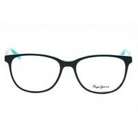 Pepe Jeans Women's Eyeglasses - Turquoise Plastic Oval Full Rim Frame | PJ3262 C4 ,