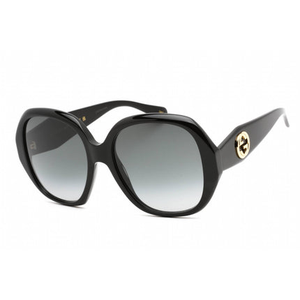 Gucci Women's Sunglasses - Black Oversized Full Rim Plastic Frame | GG0796S 001 ,