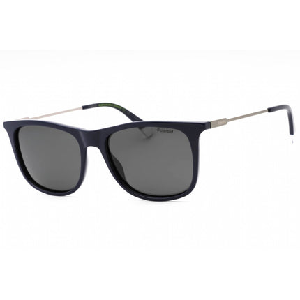 Polaroid Core Men's Sunglasses - Blue Rectangular Full Rim | PLD 4145/S/X 0PJP M9 ,