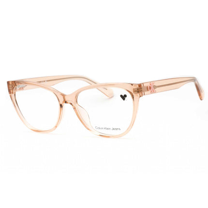 Calvin Klein Jeans Women's Eyeglasses - Peach Cat Eye Full Rim Frame | CKJ22618 681 ,