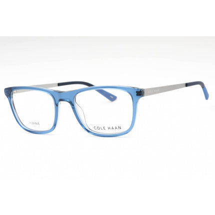 Cole Haan Men's Eyeglasses - Navy Crystal Rectangular Full Rim Frame | CH4056 416 ,