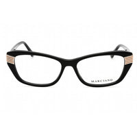 Guess By Marciano Women's Eyeglasses - Shiny Black Acetate Cat Eye Frame | GM0385 001 ,
