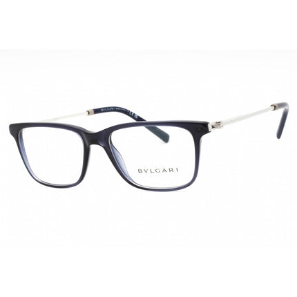 Bvlgari Men's Eyeglasses - Blue Plastic Full Rim Rectangular Frame | 0BV3053 5494 ,