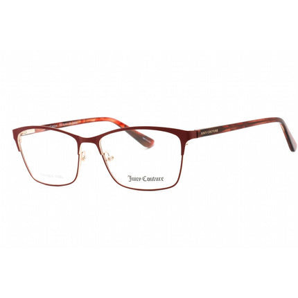 Juicy Couture Women's Eyeglasses - Matte Burgundy Rectangular Frame | JU 232 07BL 00 ,