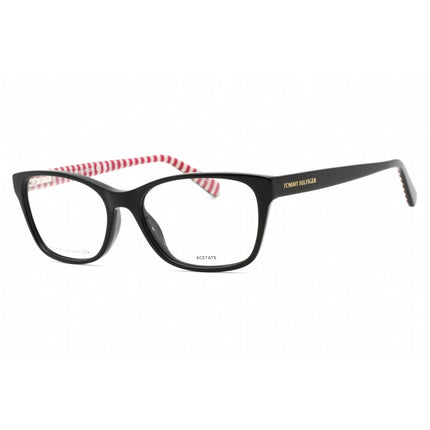 Tommy Hilfiger Women's Eyeglasses - Cherry Pattern Black Rectangular | TH 2008 0GWM 00 ,