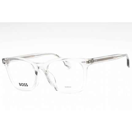 Hugo Boss Men's Eyeglasses - Grey Plastic Square Full Rim Frame | BOSS 1403/F 0KB7 00 ,