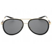 Versace Women's Sunglasses - Black/Gold Metal Full Rim Frame | 0VE2260 100287 ,