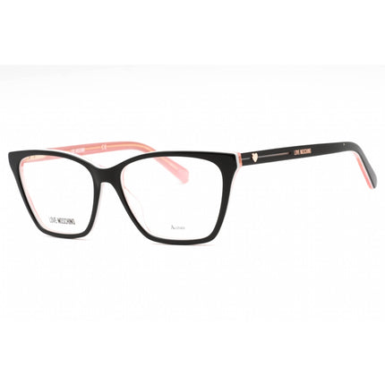 Moschino Love Women's Eyeglasses - Black Plastic Cat Eye Full Rim Frame | MOL547 0807 ,