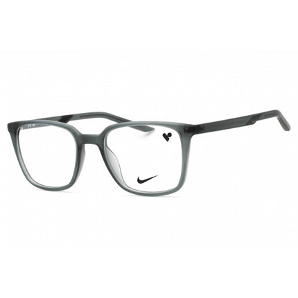 Nike Unisex Eyeglasses - Matte Dark Grey Plastic Square Full Rim Frame | NIKE 7259 034 ,