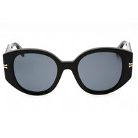 Marc Jacobs Women's Sunglasses - Black Plastic Oval Full Rim Frame | MJ 1052/S 0807 IR ,