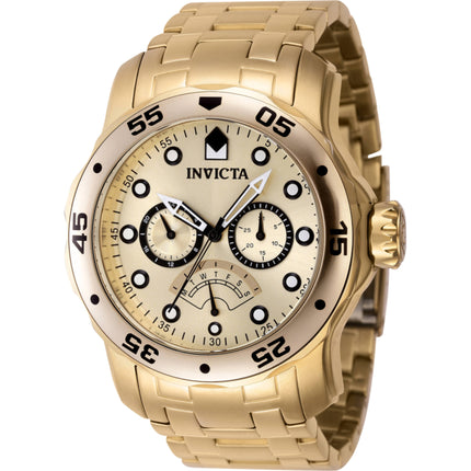 Invicta Men's Quartz Watch - Pro Diver Gold Tone/Black Rotating Bezel Bracelet | 46997 ,