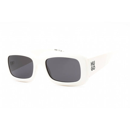 Hugo Men's Sunglasses - Ivory Plastic Rectangular Full Rim Frame | HG 1281/S 0SZJ IR ,