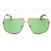 Guess Men's Sunglasses - Gold Metal Pilot Full Rim Frame Green Lens | GU00070 32N ,