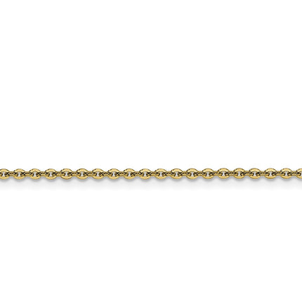 Stainless Steel Gold IP plated 2.30mm 20in Cable Chain ,