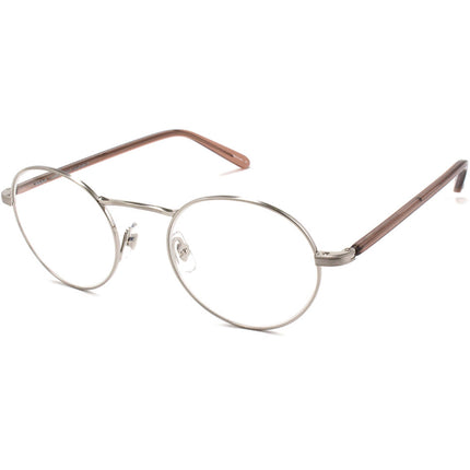 Garrett Leight Women's Eyeglasses - Brushed Silver-Desert Rose Frame | PENMAR BS-DER ,