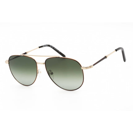 Salvatore Ferragamo Men's Sunglasses - Tortoise/Gold Metal Aviator Frame | SF226S 723 ,
