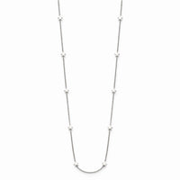 Stainless Steel Polished Stars 35 inch Necklace ,