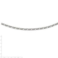 Stainless Steel Polished Fancy Link 24in Chain ,