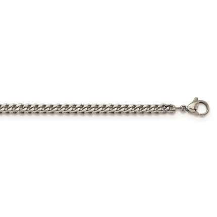 Stainless Steel Polished 3mm 18in Franco Chain ,