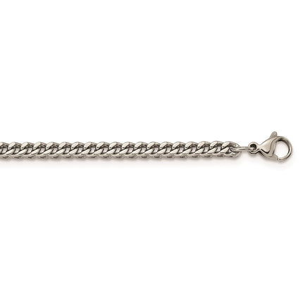 Stainless Steel Polished 4mm 18in Franco Chain ,