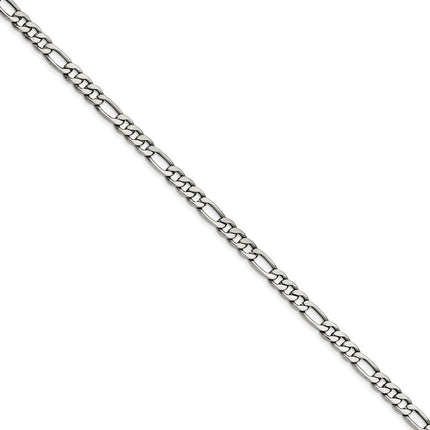 Stainless Steel 6.75mm 8in Figaro Chain ,