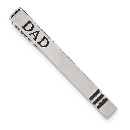 Stainless Steel Dad Tie Bar ,