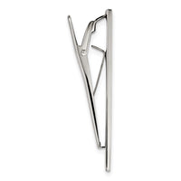 Stainless Steel Polished Studded Tie Bar ,