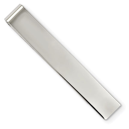 Stainless Steel Polished Tie Bar / Money Clip ,