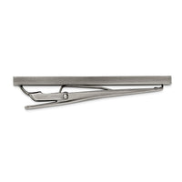 Stainless Steel Antiqued White Bronze Plated and Brown IP-plated Tie Bar ,