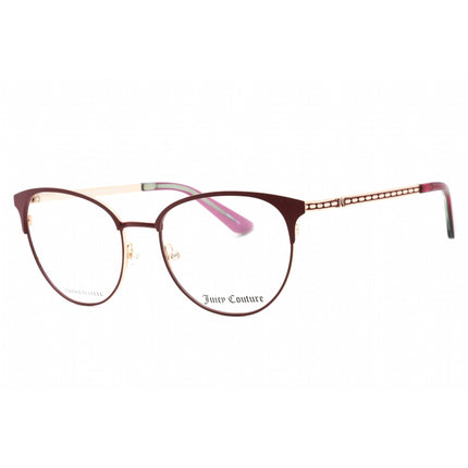 Juicy Couture Women's Eyeglasses - Matte Plum Cat Eye Metal Frame | JU 230/G 0U7I 00 ,