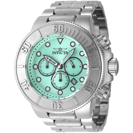 Invicta Men's Watch - Subaqua Chrono Turquoise Dial Stainless Steel Bracelet | 46549 ,