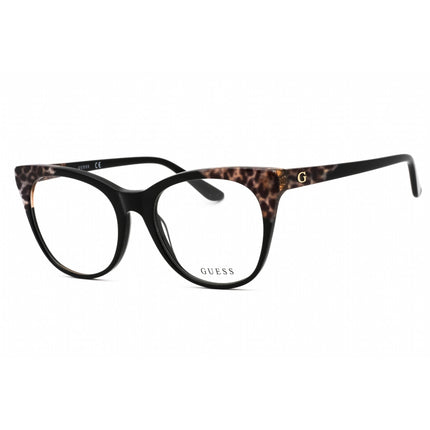 Guess Women's Eyeglasses - Shiny Black Plastic Cat Eye Full Rim Frame | GU2819 001 ,