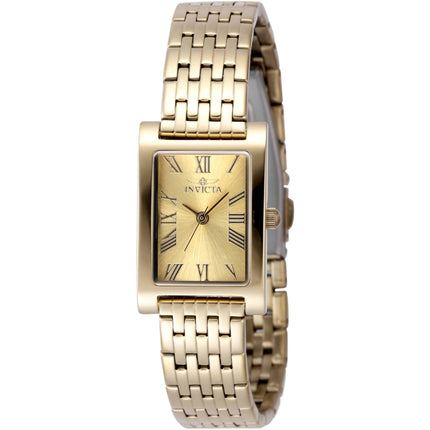 Invicta Women's Watch - Angel Quartz Gold Tone Dial Stainless Steel Bracelet | 48143 ,