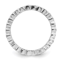 Sterling Silver Stackable Expressions Diamond Ring | QSK332 ,