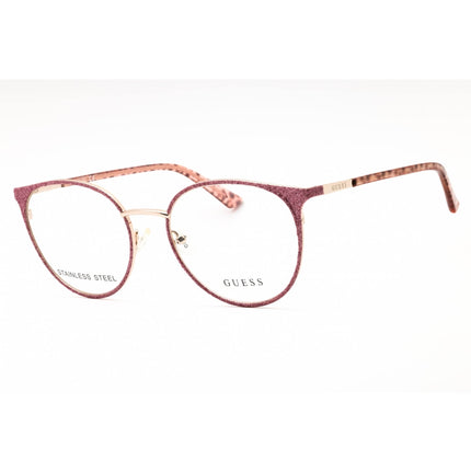 Guess Women's Eyeglasses - Pink /Other Metal Cat Eye Shape Full Rim Frame | GU2913 074 ,