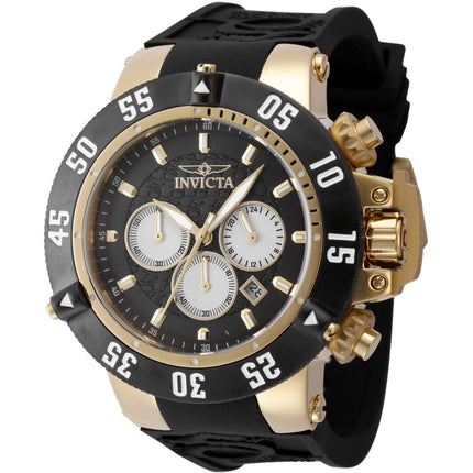 Invicta Men's Chronograph Watch - Subaqua Noma VIII Black Silicone Strap | 47330 ,