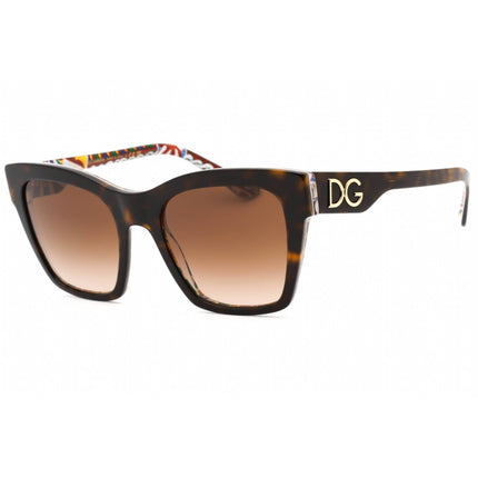 Dolce & Gabbana Women's Sunglasses - Havana Cat Eye Full Rim Frame | 0DG4384 321773 ,