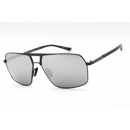 Porsche Men's Sunglasses - Black Titanium Full Rim Frame Light Grey Lens | P8930 A ,